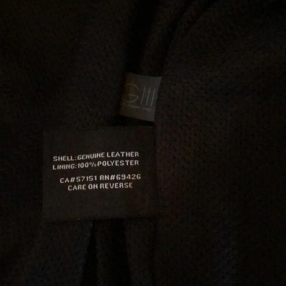 Wilsons Leather Black Biker Jacket - Picture 7 of 16